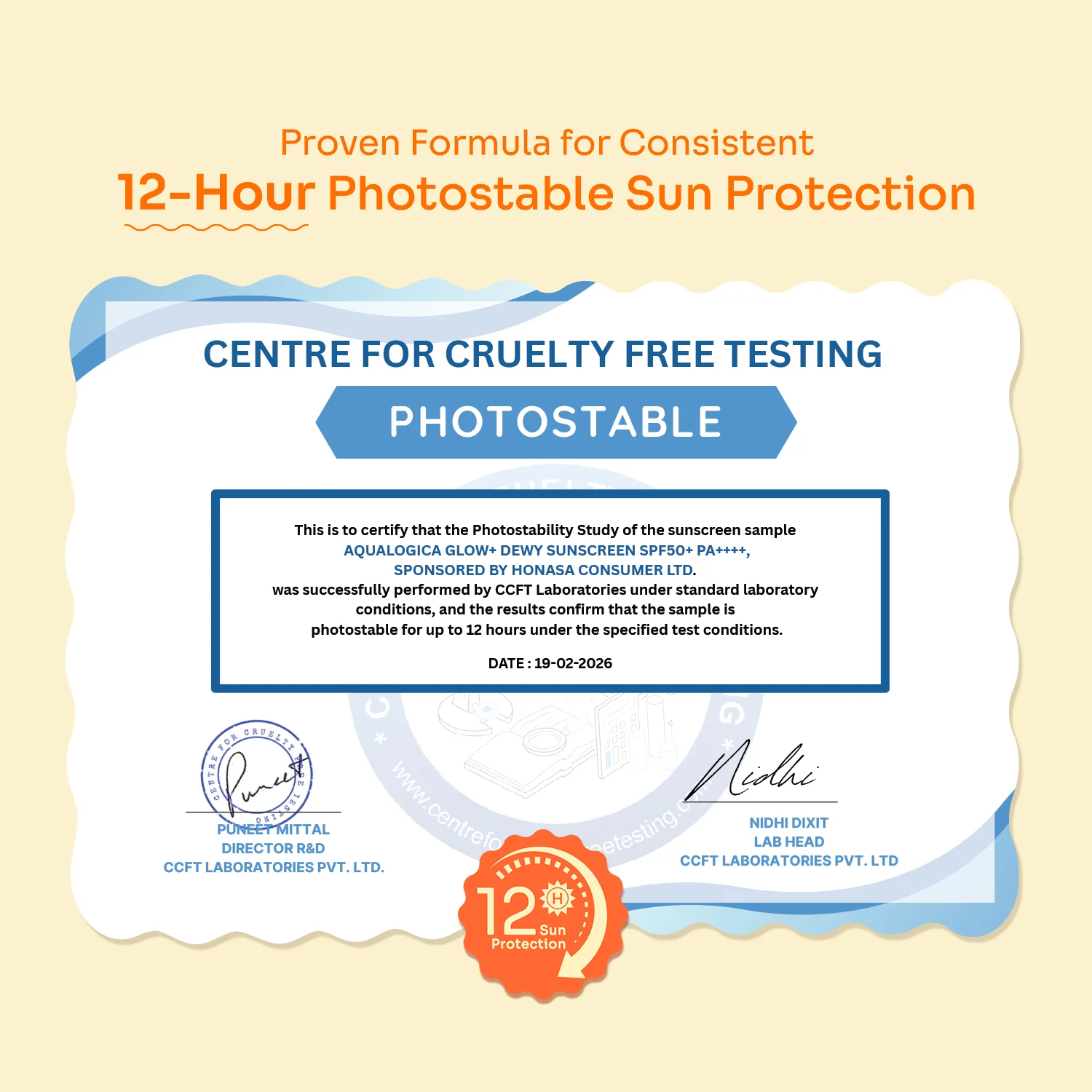 Glow+ Dewy Sunscreen Gel In-Vivo Tested SPF 50+ PA++++ with Papaya & Vitamin C - 80g - Image 5
